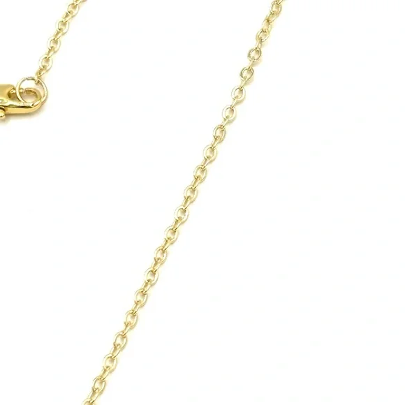 Hand Crafted Beaded Grinch Pendant Necklace 14k Gold Chain - Picture 7 of 9